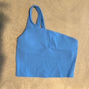 lululemon athletica Blue Crop Top